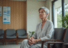 Personnes à éviter pour le traitement HIFU : découvrez qui ne devrait pas le recevoir ! Femme mature assise dans une salle d'attente moderne